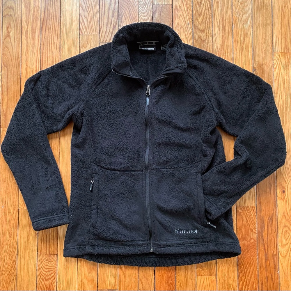 Marmot high-pile full-zip fleece jacket